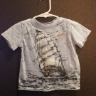 Boy Sz 6/9m Amy Coe Short Sleeve Sailing Print Top