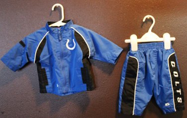 Boy Sz 3/6m NFL Colts 2-pc Jacket & Pant Set