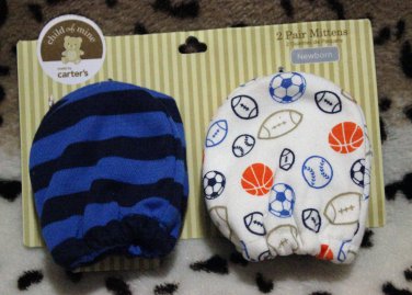 Boy Sz Newborn NWT 2 Pair Mittens by Child of Mine