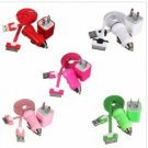 USB AC Home Wall + Car Charger + Cable for iPhone 4 4S