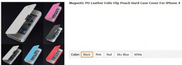 Magnetic Flip Case Cover iPhone 4