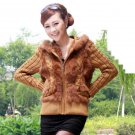 Deluxe Fur &Faux Fur knitted sweater