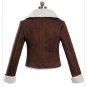 Suede slim jacket