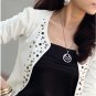 Leisure rhinestone fashion blazer
