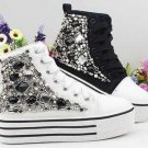 rhinestone fashion sneaker shoes
