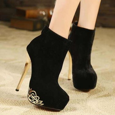 stilleto high heel boots
