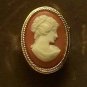 1970 VINTAGE AVON CAMEO SOLID PERFUME RING