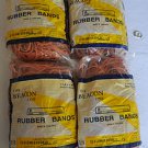 FOUR 1 LB. BAGS OF NEW BAGGED #64 RUBBER BANDS -- $5 Flat Shipping --