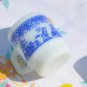 FIRE KING Milk White Mug With Blue Willow Design - - Clean/No Chips - -
