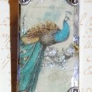 OOAK Pretty As A Peacock Domino Pendant