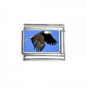 9mm Stainless Steel Italian Charm (Rectangular)