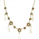 PILGRIM SKANDERBORG, DENMARK Necklace with crystal and simulated Gems.
