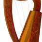 Celtic Irish Baby Harp 12 Strings Solid RoseWood Free Bag, Strings & Tuning Key