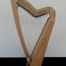 22 Strings Ash wood Irish Harp with Levers, Bag