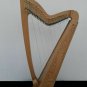 27 Strings Levers Ash wood Celtic Irish Harp, Bag