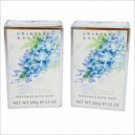 Crabtree Evelyn Wisteria Perfumed Bath Soap  Set of 2  NIB