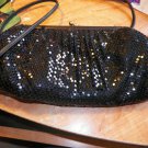 Whiting and Davis Womens Clutch Evening bag Black Purse