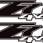 Chevy GMC Z71 Off Road 4x4 Truck Decal/Sticker X2!