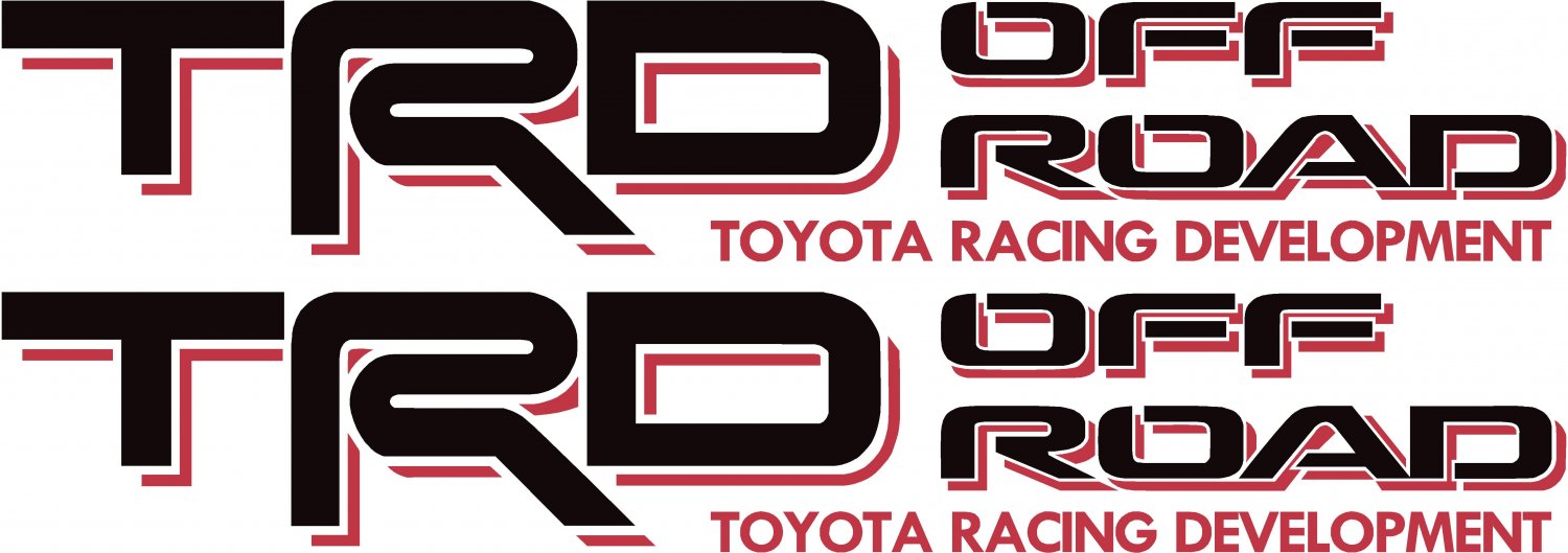 Download Toyota TRD Off Road 4x4 Tundra/Tacoma Sport Truck Decal ...