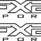 Ford F-150/F-250/F-350 FX2 Sport Off Road Truck Decal/Sticker X2!