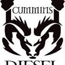 HUGE Window Cummins Turbo Diesel 2LG HD Dodge Ram Truck Decal/Sticker