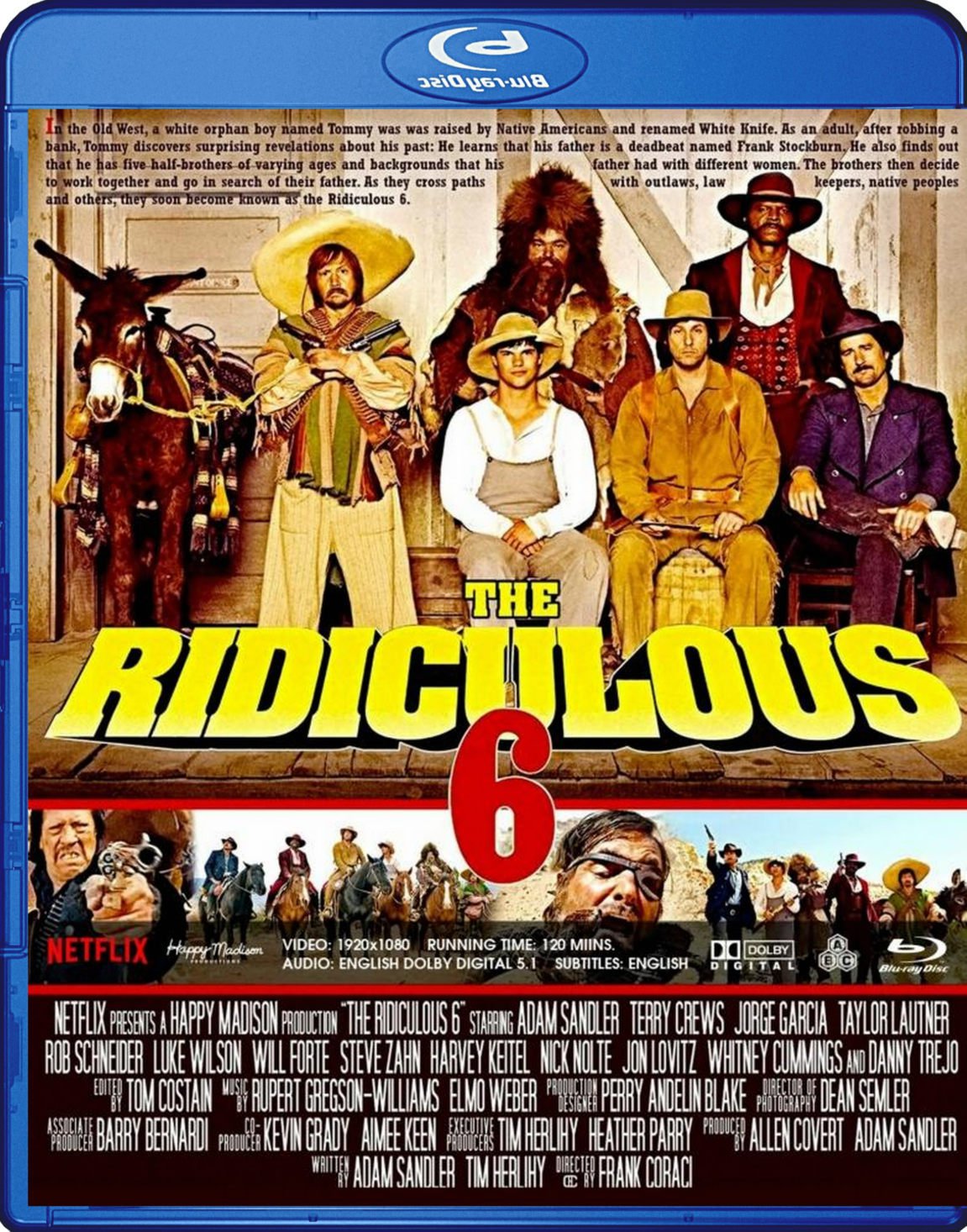 The Ridiculous 6 BluRay