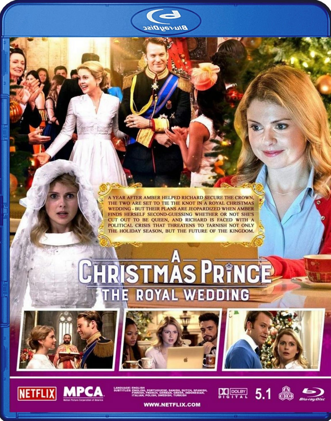 A Christmas Prince The Royal Wedding BluRay