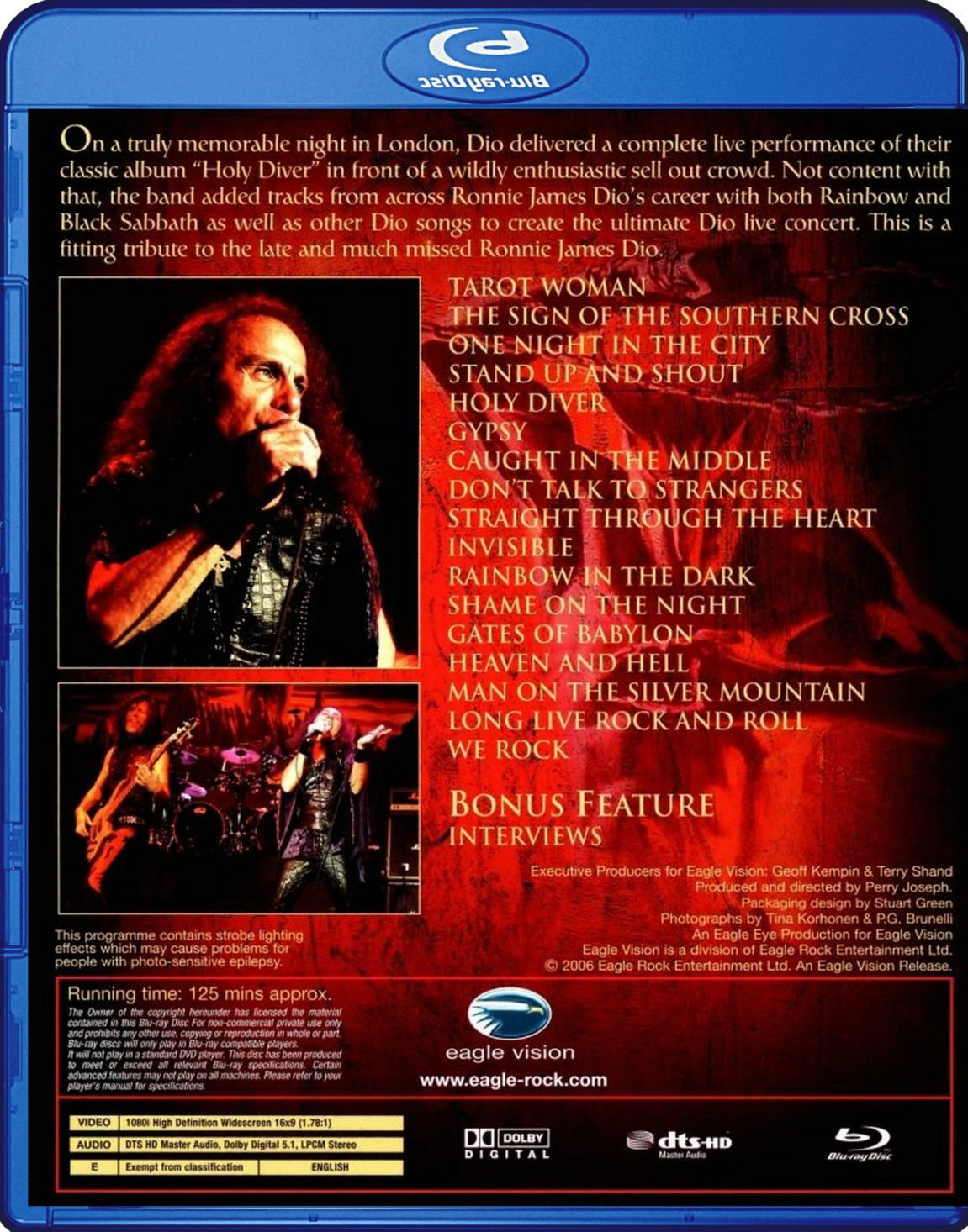 Dio Holy Diver Live BluRay Dio Holy Diver Live BluRay