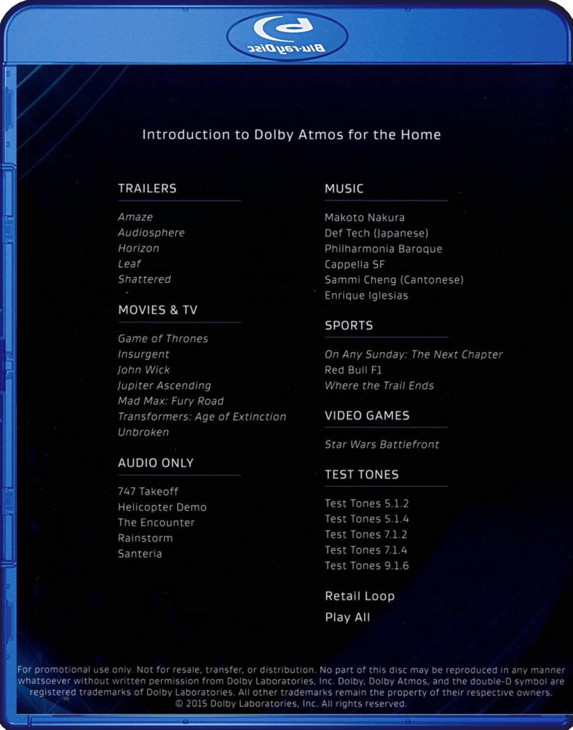 dolby atmos demo disc 2020