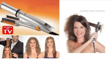 New Hot Rotating Iron Straightner Brush by Instyler *