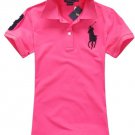 Men's Ralph Lauren Cotton Polo Shirt Size M/L/XL/2X Pick Size !!! Pink/Black *