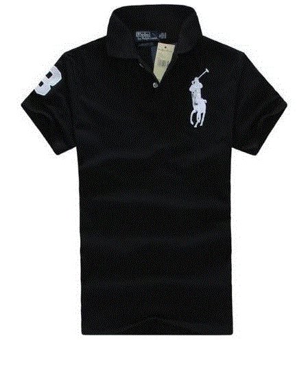 Men's Ralph Lauren Cotton Polo Shirt Size M/L/XL/2X Pick Size !!! Black ...
