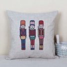 Nutcracker Soldiers cotton linen pillowcase-pillow cover - cushion cover - throw pillow cover