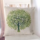Tree cotton linen pillowcase-pillow cover - cushion cover - throw pillow cover