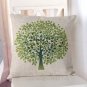 Tree cotton linen pillowcase-pillow cover - cushion cover - throw pillow cover