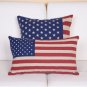 US flag lumbar cushion cover,cotton linen pillowcase-pillow cover