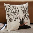 Deer pillow cover,18x18"  cotton linen pillowcase-cushion cover