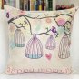 spring morning cushion cover,18x18" cotton linen pillowcase-pillow cover - cushion cover