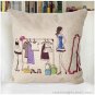 Charming Lady cotton linen pillowcase-pillow cover - cushion cover