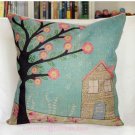 Spring cushion cover 18x18"cotton linen pillowcase-pillow cover - cushion cover
