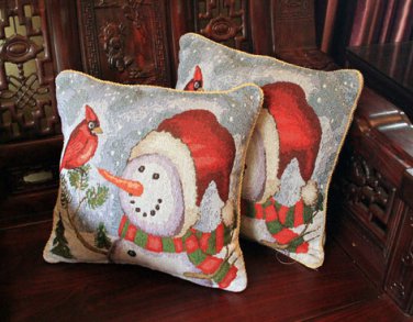 Christmas cushion cover - 18x18" pillow cover - - pillowcase