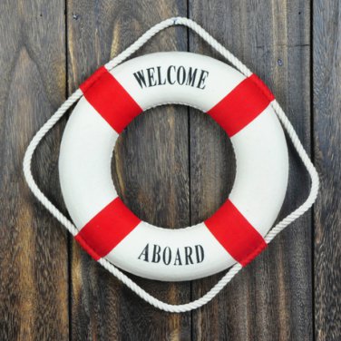 red Big size Lifering 20",decorative Life rings preserver,Beach Home Decor,Coastal Living Decoration