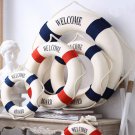 red Lifering 15" Lifering preserver,Beach Home Decor,Coastal Living Decoration