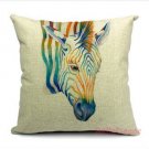 coloful zabra cushion cover- pillowcase-pillow cover - nautical cushion cover