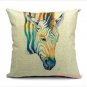 coloful zabra cushion cover- pillowcase-pillow cover - nautical cushion cover