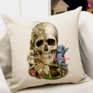 Skull cushion cover- pillowcase-pillow cover - nautical cushion cover