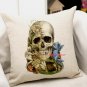 Skull cushion cover- pillowcase-pillow cover - nautical cushion cover