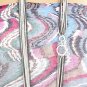 Multi rows long endless chain necklace in two tones