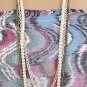 Multi strands long pearl and chain necklace, three strands necklace