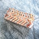 Rose gold and rhodium plating elastic bracelet